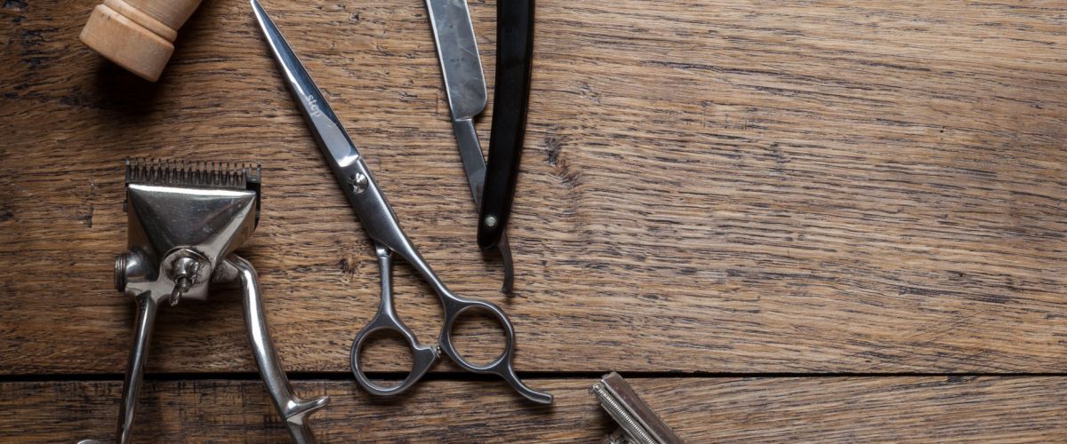 A Houston barber's tools of the trade.